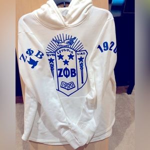 Zeta Phi Beta hoodie wmns XL 16/18. Previously worn.